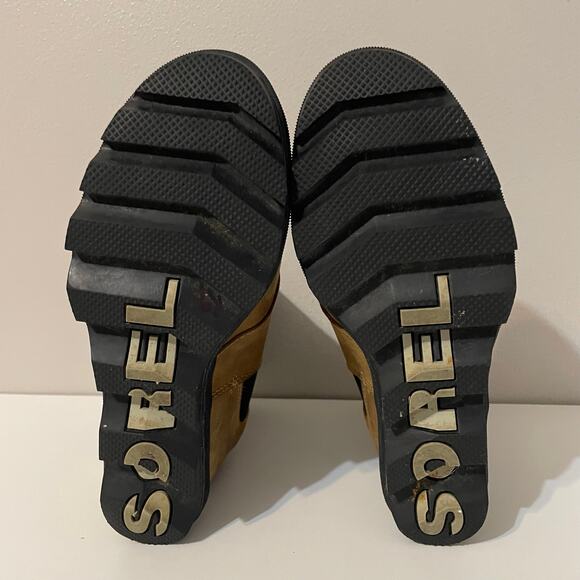 Sorel Tan Joan Of Arctic Wedge II Chelsea Ankle Bootie Waterproof Women’s sz 8.5 - Picture 11 of 15